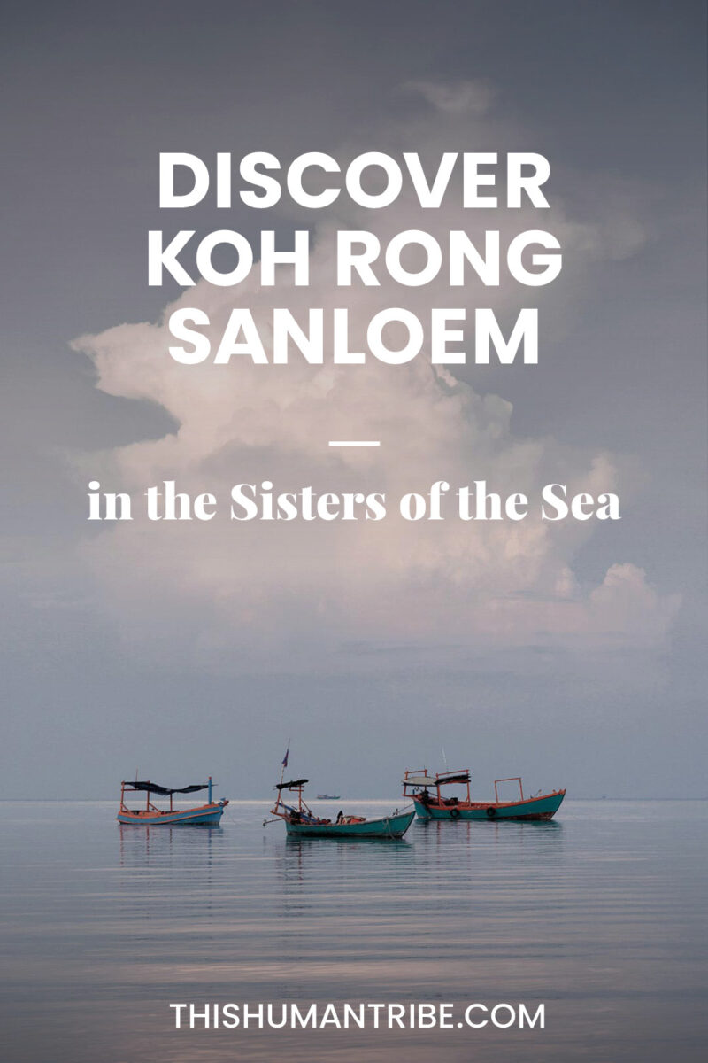 Koh Rong and Koh Rong Sanloem, two islands, two different moods, which one is for you? 🌴| This Human Tribe

Discover the Cambodian paradise!
Koh Rong Sanloem is nestled in the Gulf of Thailand along with its bigger sister, Koh Rong; both have clear beaches and heavenly waters. But both islands offer a really different mood. Pin this if you are planning to visit the area and want to choose the island that suits you best!

