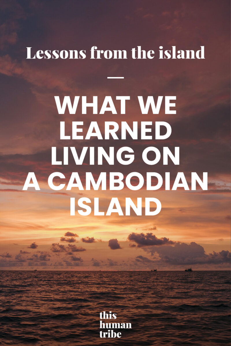 We moved to the island of Koh Rong Sanloem for a month. 🌴| This Human Tribe

What did we learn living on the Cambodian Island?
You always wonder what it would be like to live on a peaceful island? Search no more, pin this article and enjoy reading our adventures in the gulf of Thailand, living in Cambodia's most unique island.  Follow us for more slow travelling experiences!
