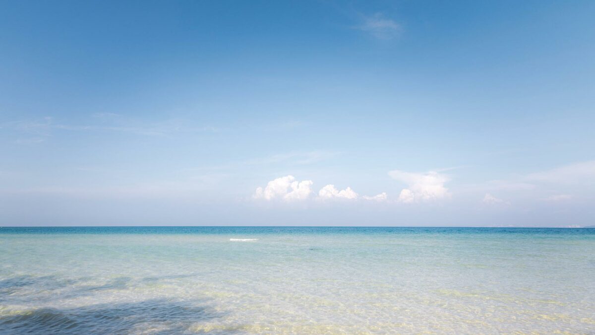 Beach of Clearwater bay on Koh Rong Sanloem