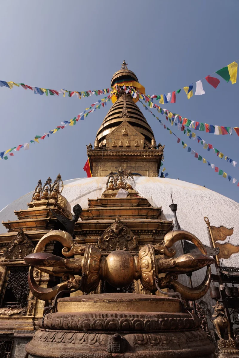 Swoyambhu Mahachaitya the Monkey temple - Kathmandu Nepal