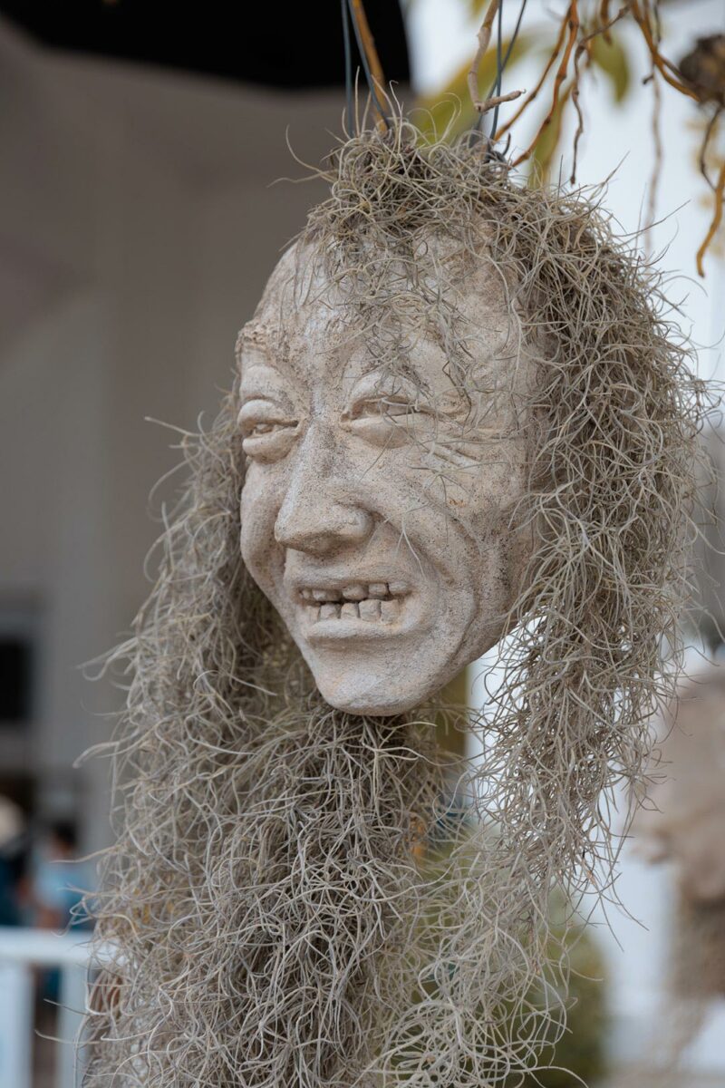 Zombie head - White Temple, Chiang Rai, Thailand, inside the twisted mind of Chalermchai Kositpipat