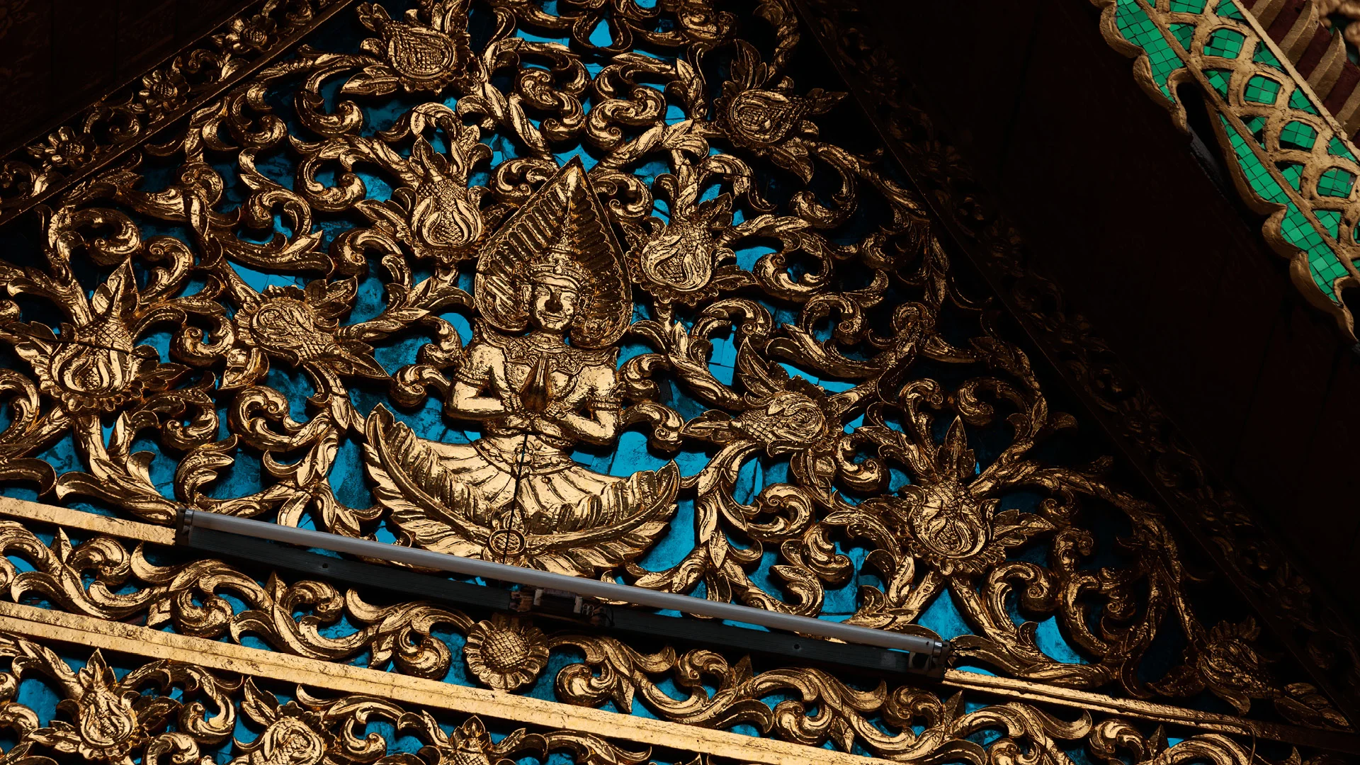 Gold detail of the roof of Wat Phrathat Doi Suthep - Chiang Mai - Thailand