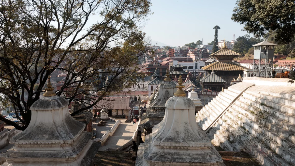 View of Pashupatinath temple Nepal