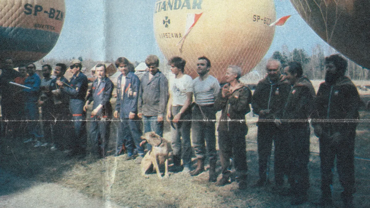 Archive image of Dariusz Brzozowski with Marek Matuszelański, Stefan Makne
